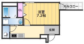 フジパレス百舌鳥八幡2番館の間取り