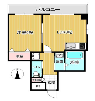 アクシアコート藤森の間取り