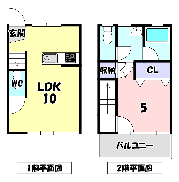 テラスハウストミーズの間取り