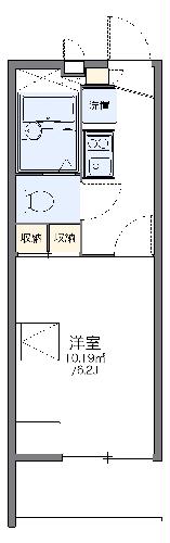 レオパレス九番街の間取り