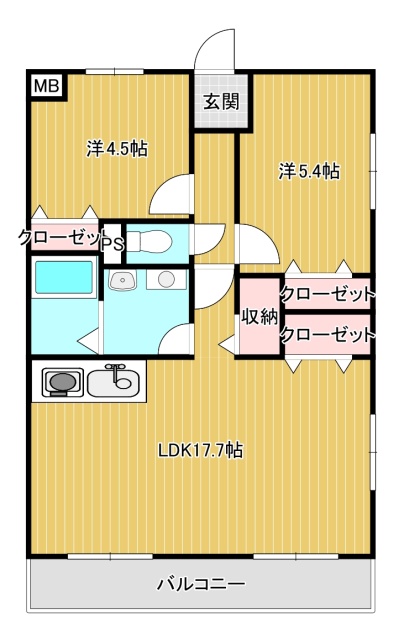 エスペランサAOIの間取り