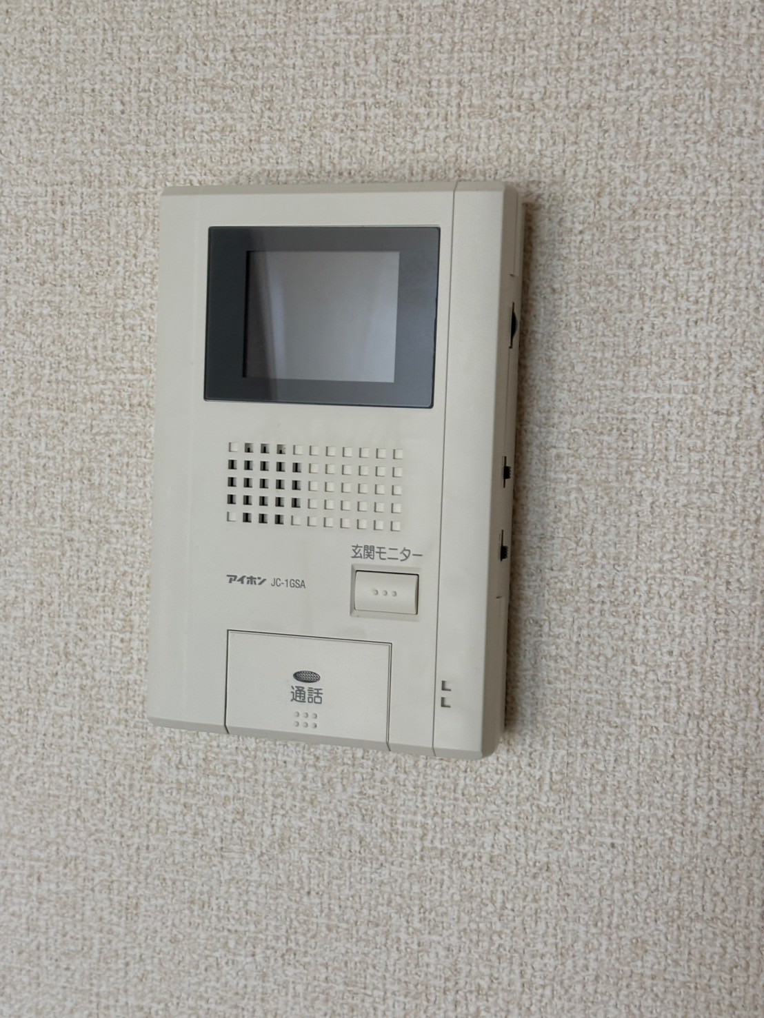 セキュリティ　モニター付きインターホン
