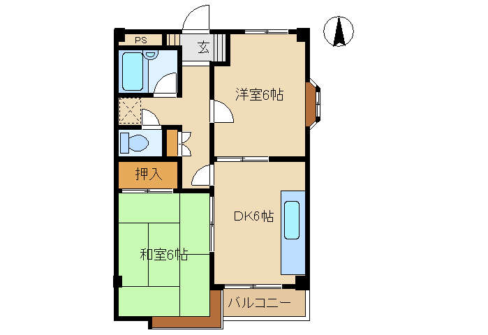 メゾンドボネの間取り