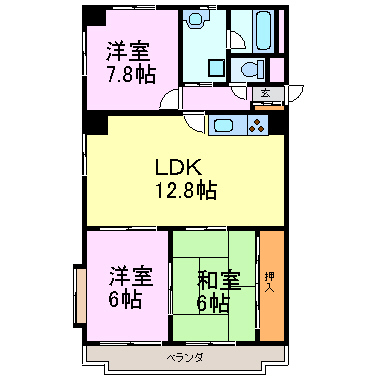 辻ハイムの間取り