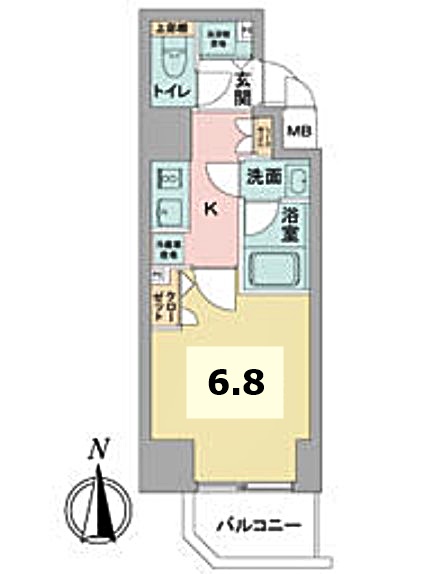 APEX名古屋栄Premier Lifeの間取り