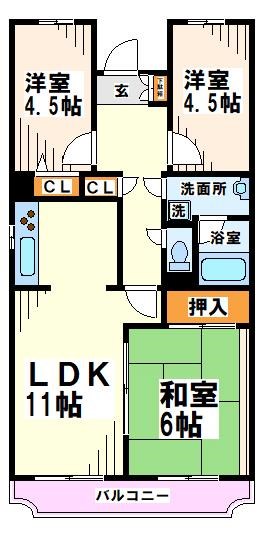 ヴェルドミールの間取り