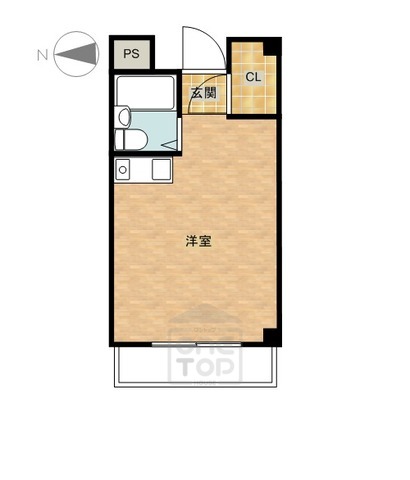 茨木市西中条町のマンションの間取り