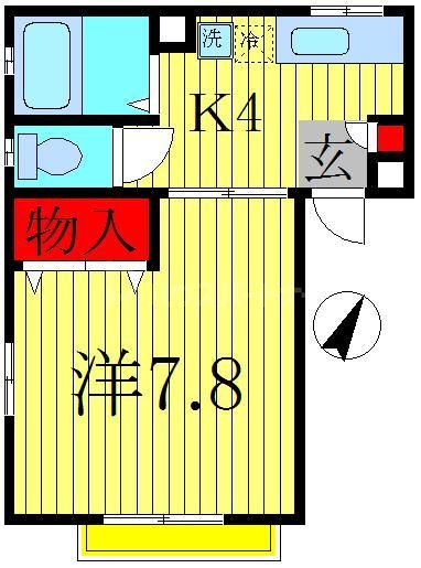 リヴェールＫ1の間取り