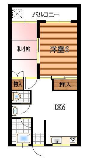 紀の川市久留壁のマンションの間取り