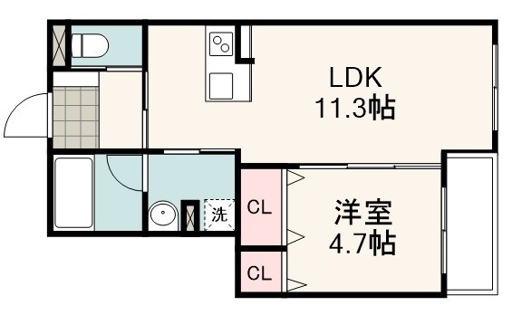 Viola桜橋の間取り