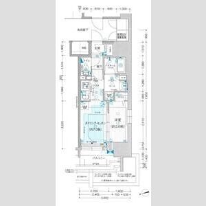 プレサンス　レイズ　千種今池の間取り