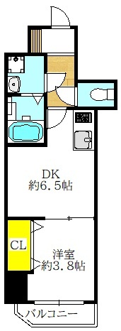 ＧＡＲＤＥＮＩＡ城東の間取り