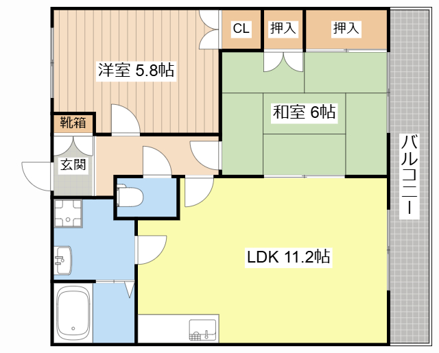 コンフォールの間取り