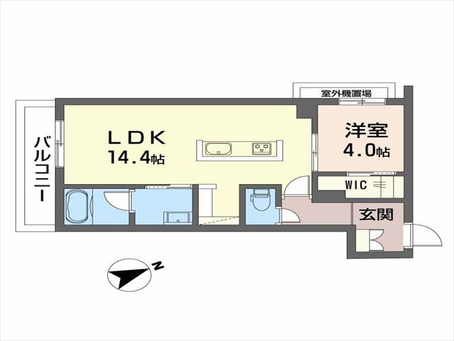 セイルズスエダAの間取り