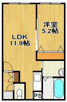 PERFECT　PARTNER　RESIDENCE　B棟の間取り