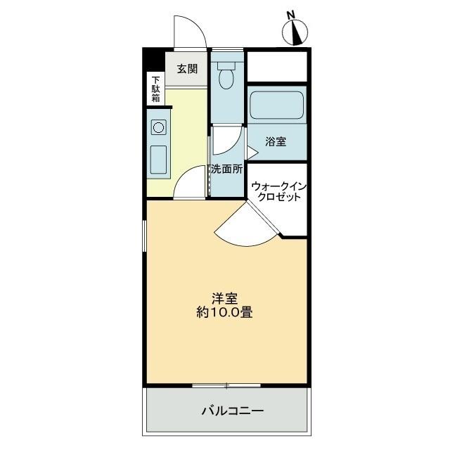 高松市木太町のアパートの間取り