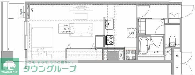 フロンティアテラス目黒の間取り