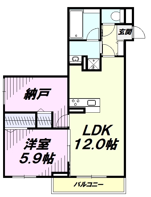 【D-residence所沢の間取り】