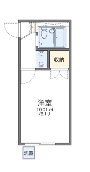 伊丹市御願塚のアパートの間取り