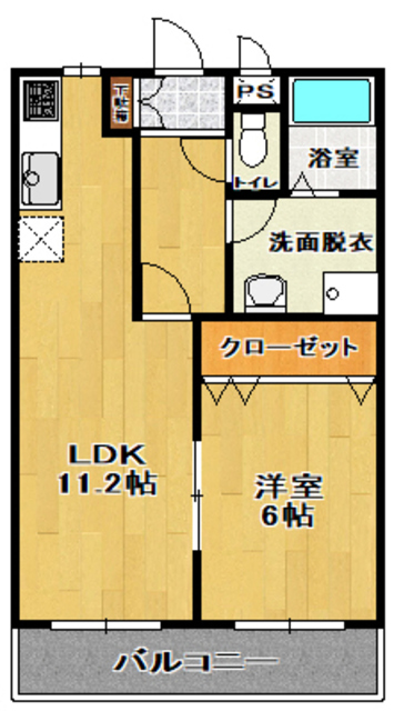 【アメニティーハウス郡山の間取り】