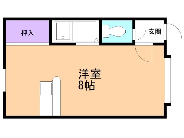 イオボヌール新札幌の間取り