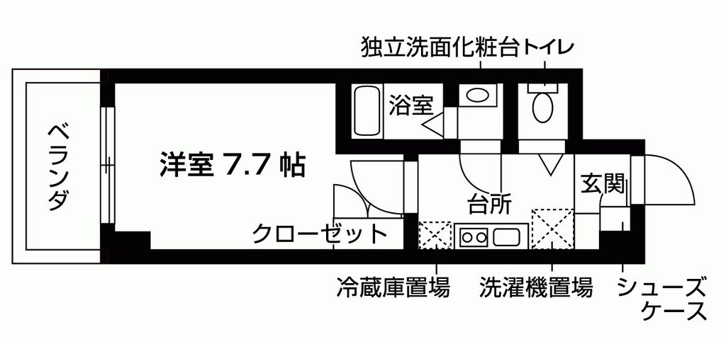 サニープレイス港島の間取り