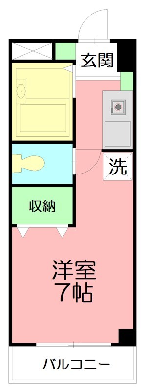 藤沢市亀井野のマンションの間取り