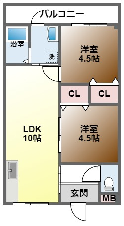 ロイヤルハイツの間取り