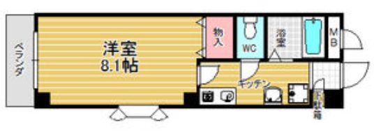 地下鉄桜通線 鳴子北駅 徒歩12分 3階建 築23年の間取り写真