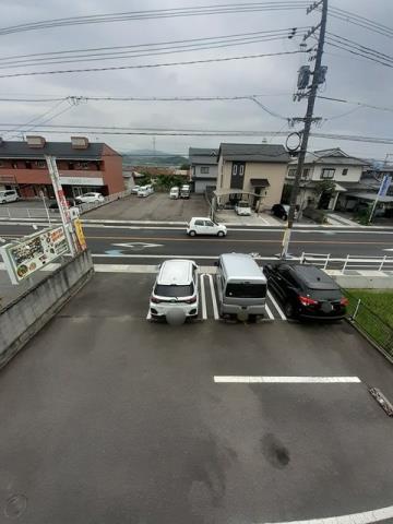 駐車場　眺望