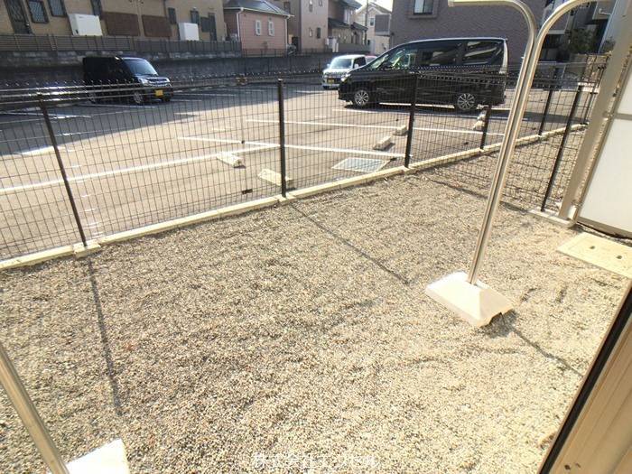 バルコニー　お庭です