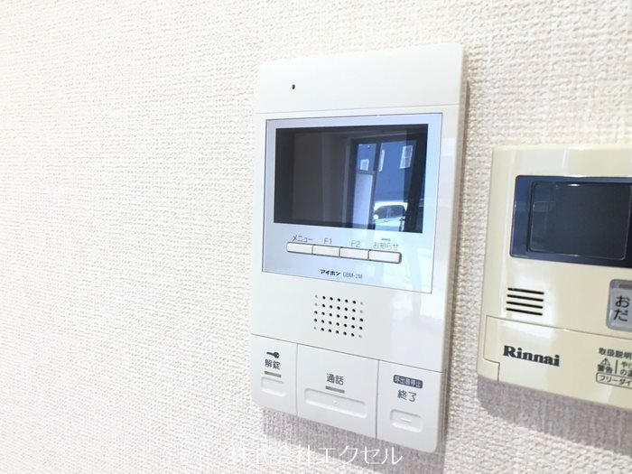 セキュリティ　モニター付きインターホンです。