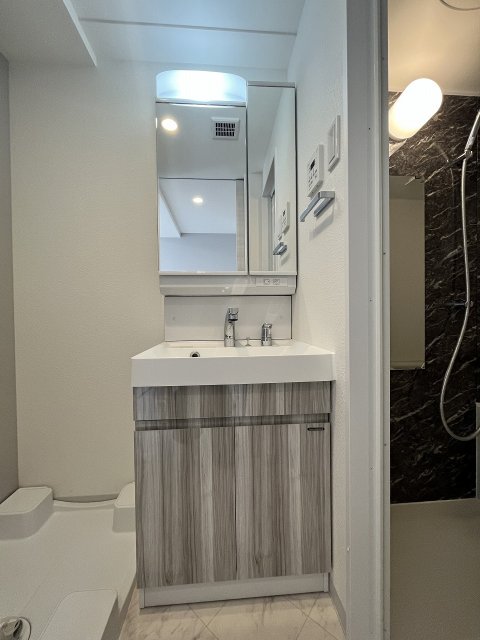 洗面設備　同物件、別号室のものです。