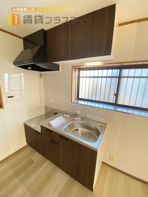 キッチン　２口ガスコンロ設置可能です。