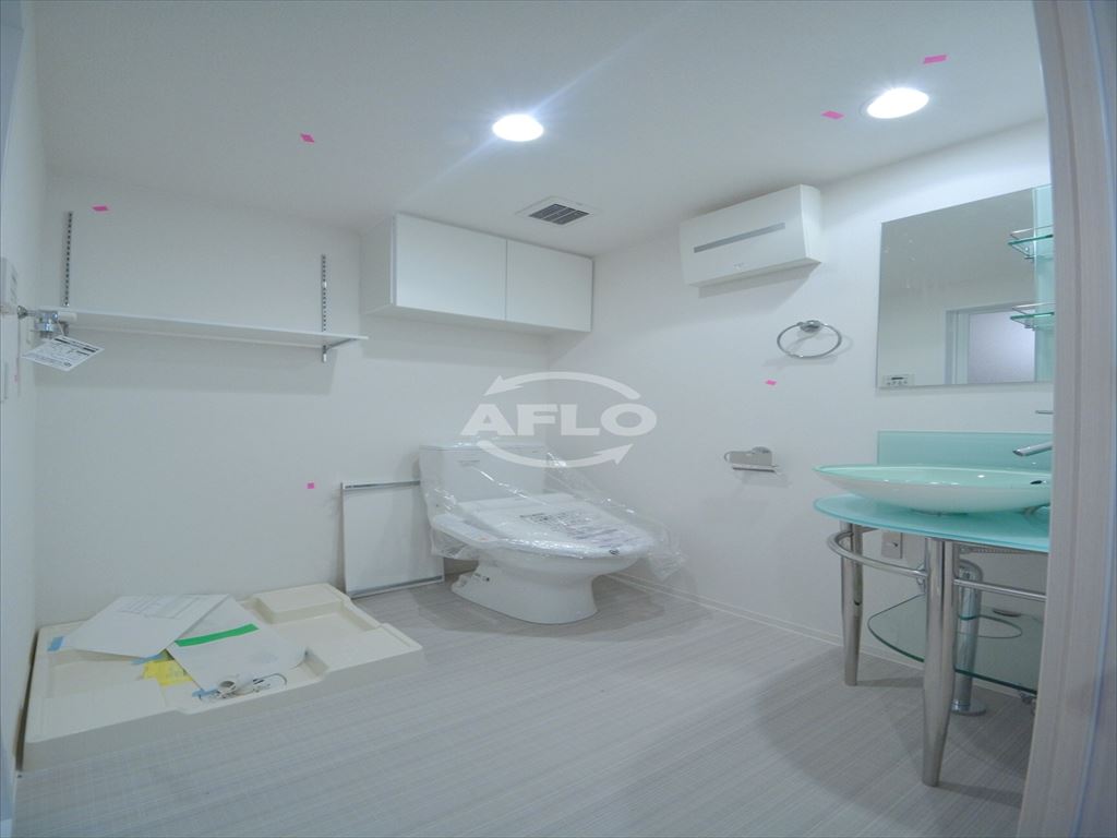 洗面設備　アドバンス心斎橋ラシュレ　洗面所