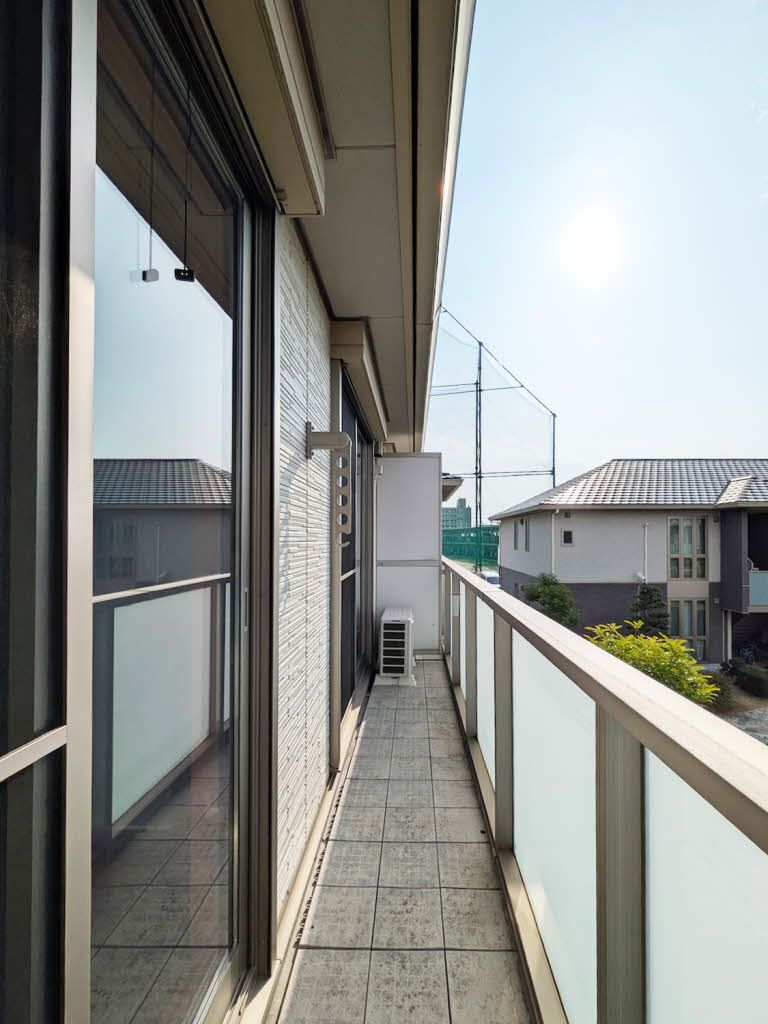 バルコニー　開放感のあるバルコニーです。