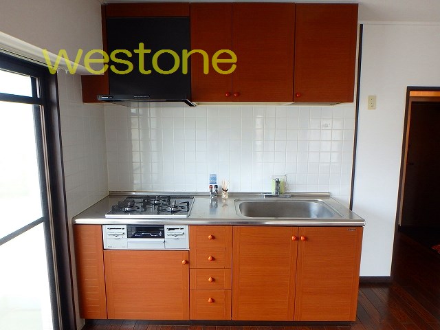 キッチン　３口ガスコンロシステムキッチン