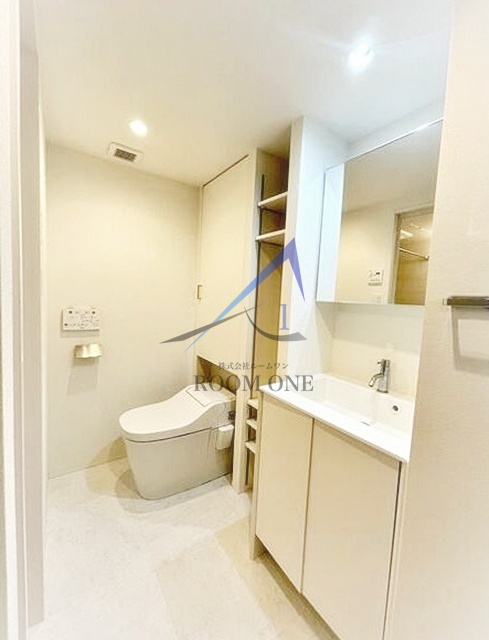 洗面設備　洗面台です。