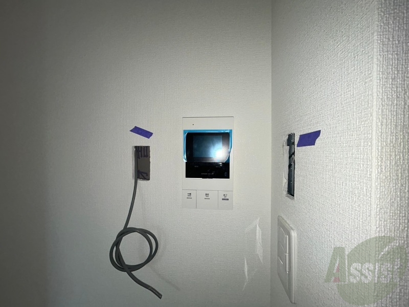 セキュリティ　インターホンで来客確認ができます。安心ですね。