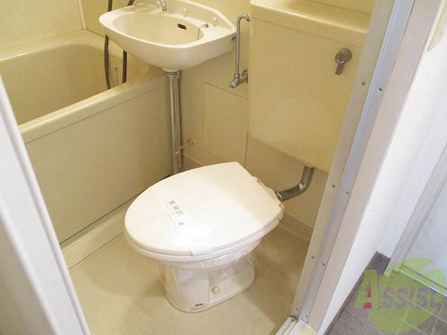 トイレ　からだが大きい人はごめんなさい。シンプルで十分ですよね。