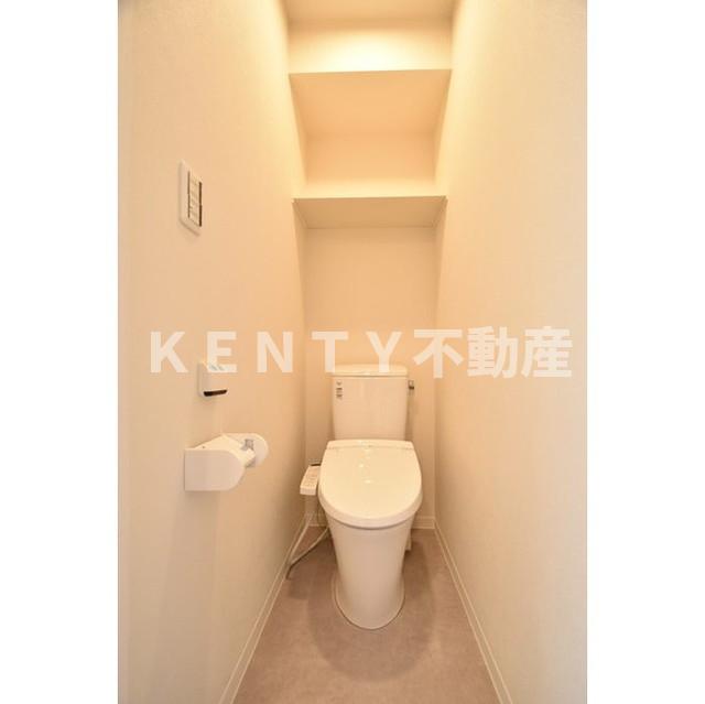 トイレ　ゆったりとした空間のトイレです