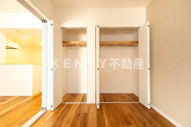 収納　たっぷりとした収納スペースです