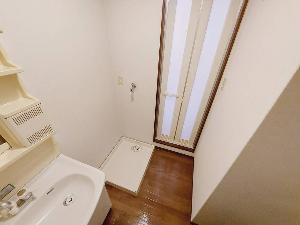 洗面設備　洗濯機置場