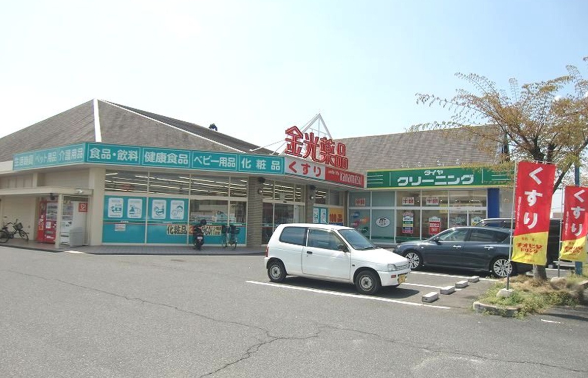 ドラックストア　金光薬品大安寺店（ドラッグストア）まで1401m