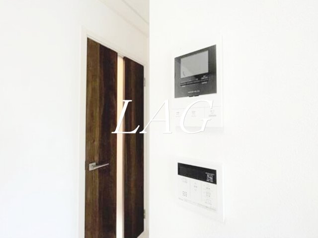 セキュリティ　モニター付きインターフォンです。