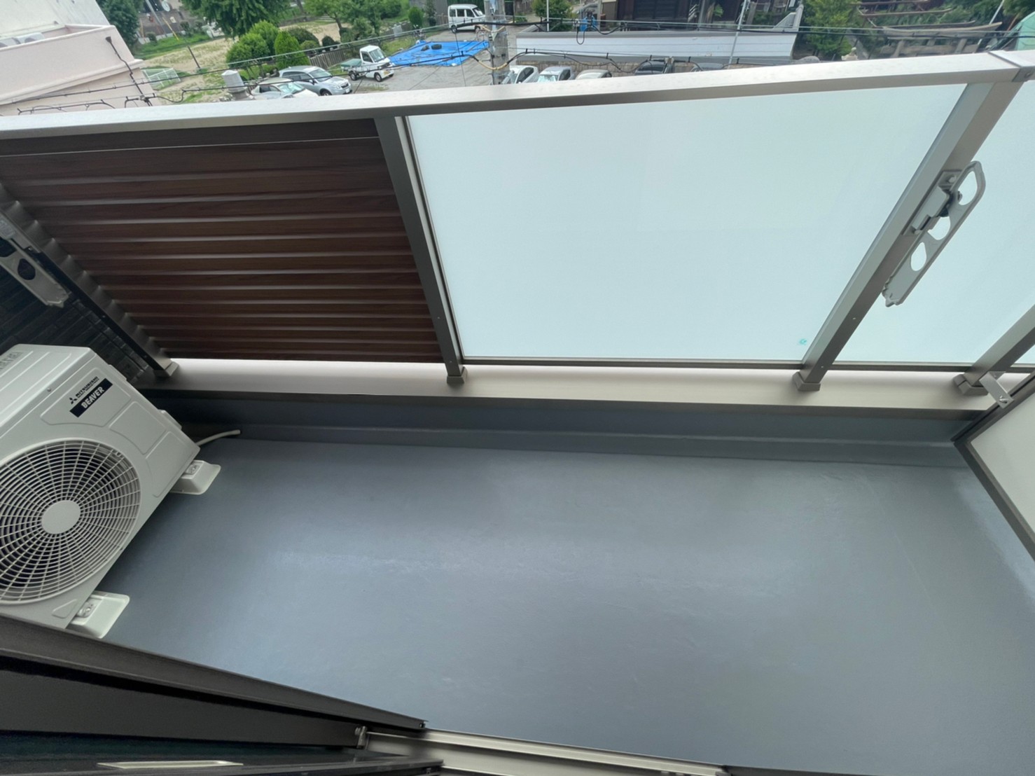 バルコニー　同じタイプ同じモデルを使用