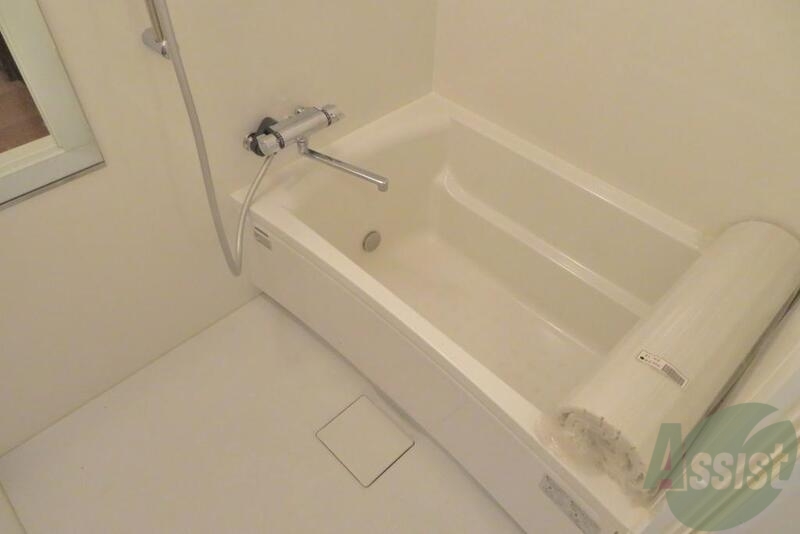 バス・シャワールーム　お湯が冷めないようになってますー。