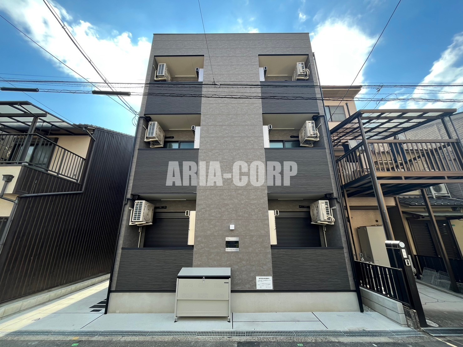 建物外観　2025年完成、大手ハウスメーカー施工デザイナーズアパート！