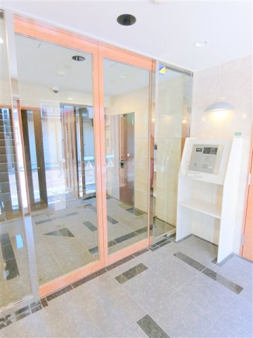 エントランス　防犯カメラTVモニター付オートロック