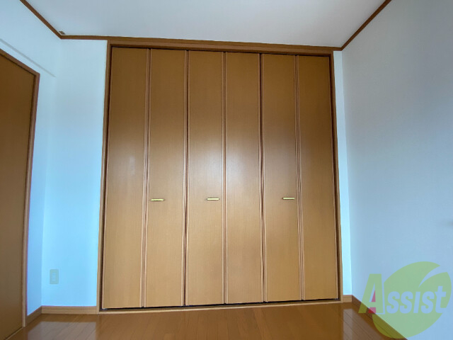 収納　クローゼットがありました。お洋服や荷物はここへ。